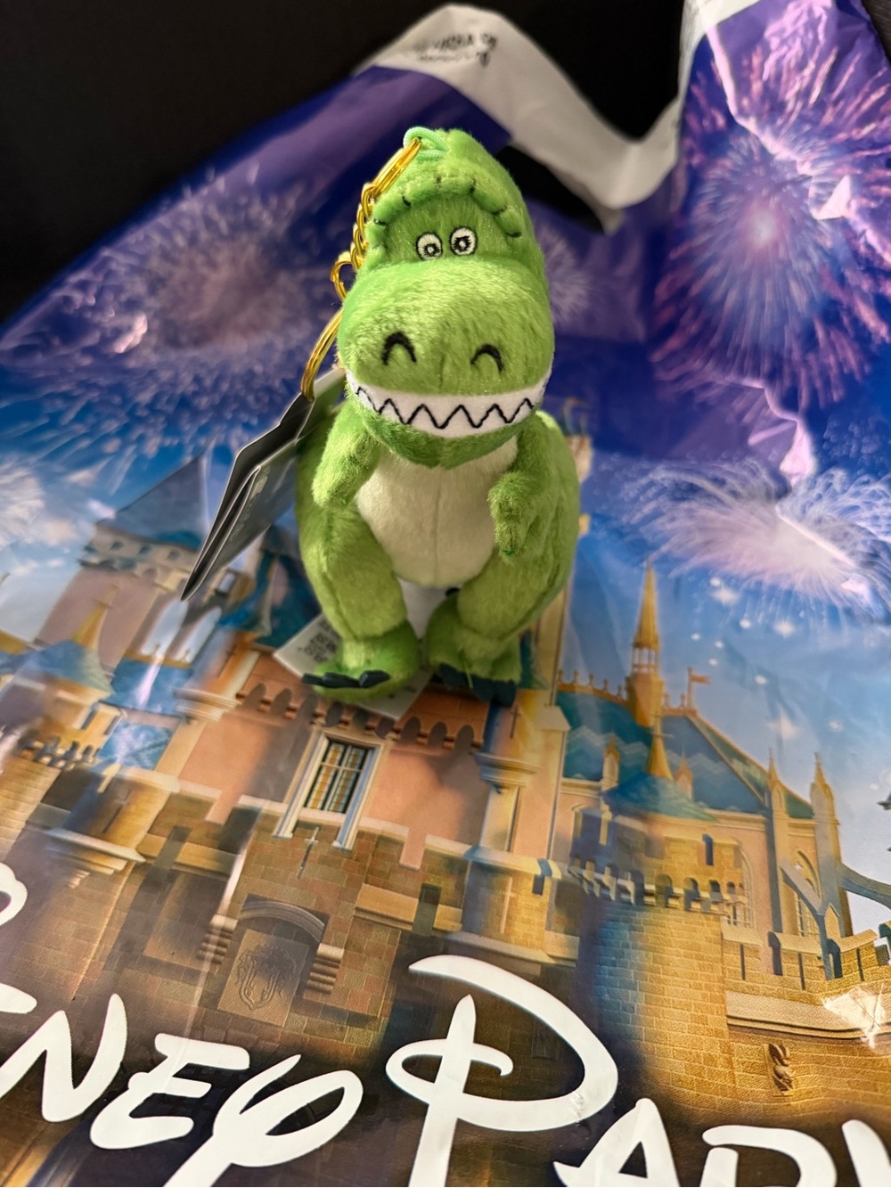 Disney Rex Plush Keychain